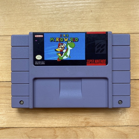 Super Mario World SNES Super Nintendo Cartridge Only - Picture 1 of 5